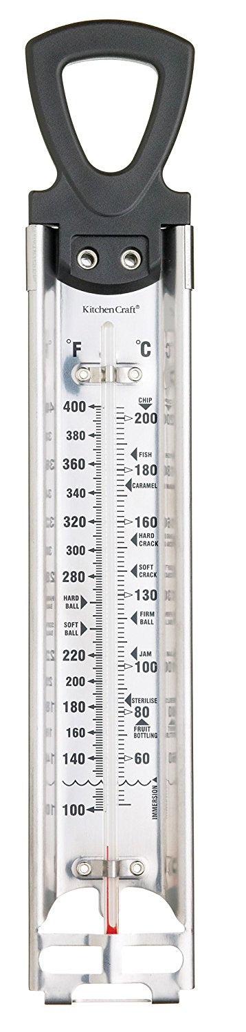 KitchenCraft Home Made Deluxe Stainless Steel Cooking Thermometer