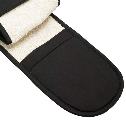 KitchenCraft MasterClass Deluxe Professional Black Double Oven Glove