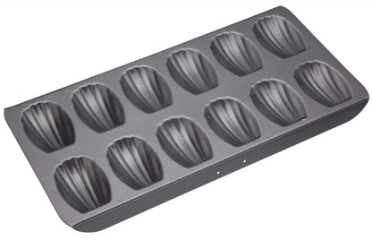 KitchenCraft MasterClass Non-Stick 12 Hole Madeleine Pan