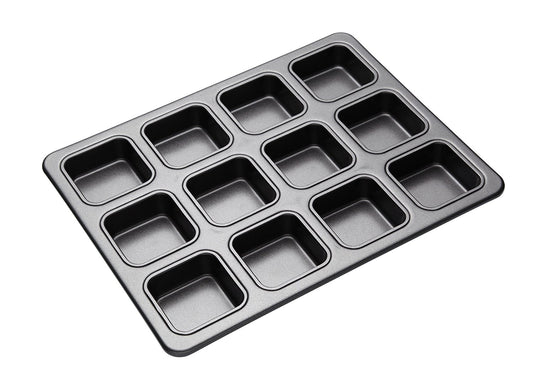 KitchenCraft MasterClass Non-Stick 12 Hole Brownie Pan