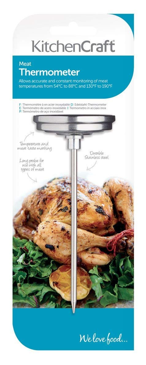KitchenCraft Stainless Steel Meat Thermometer