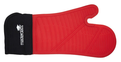 KitchenCraft MasterClass Seamless Silicone Oven Glove With Cotton Sleeve