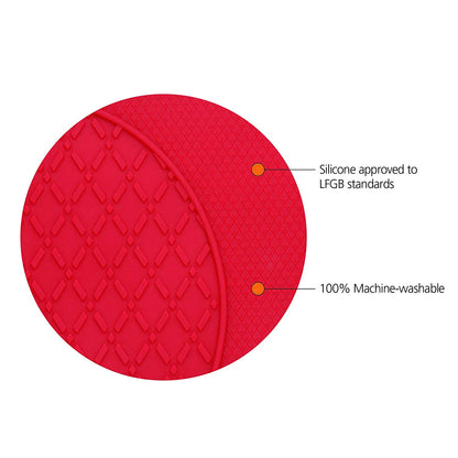KitchenCraft MasterClass Seamless Silicone Oven Glove With Cotton Sleeve