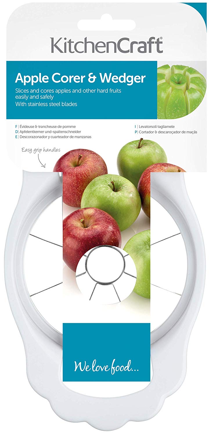 KitchenCraft Stainless Steel Apple Corer and Slicer - 11cm/4.5"