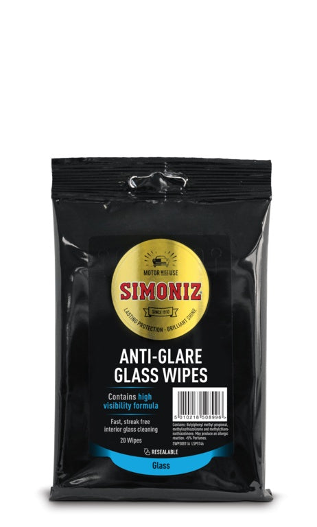 Simoniz Anti-Glare Glass Wipes