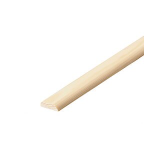 Masons Timber Products Hardwood D-Shape Moulding 2.4 Metre 25 x 6mm