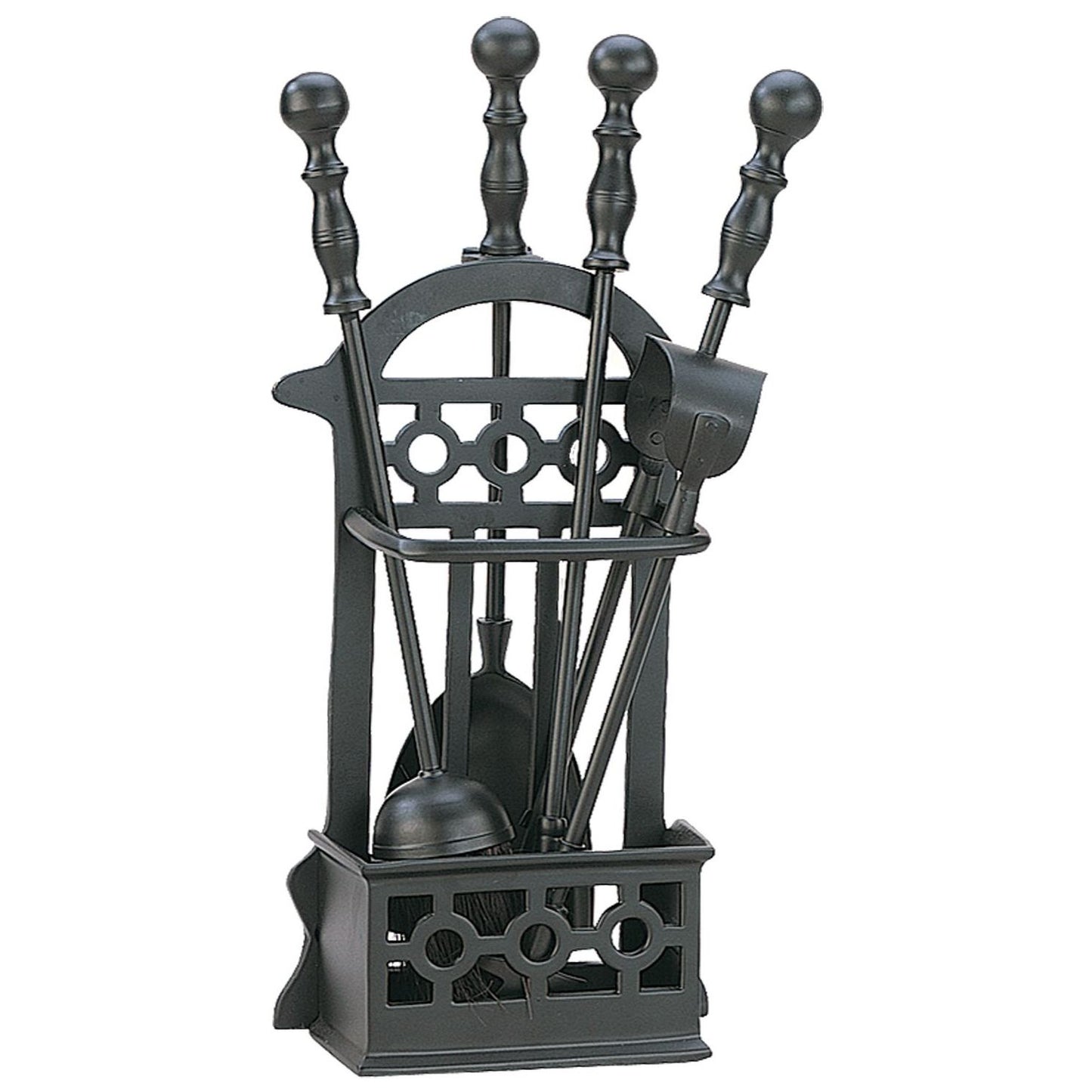 Manor Reproductions Companion Set Victorian - Black