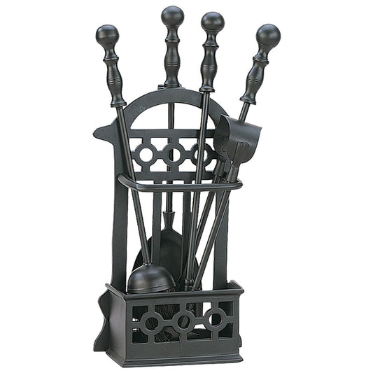 Manor Reproductions Companion Set Victorian - Black