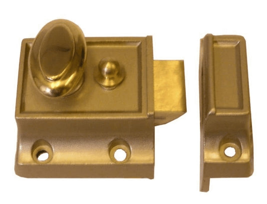 Sterling Hardware Nightlatch Set Narrow Champagne Finish 40mm