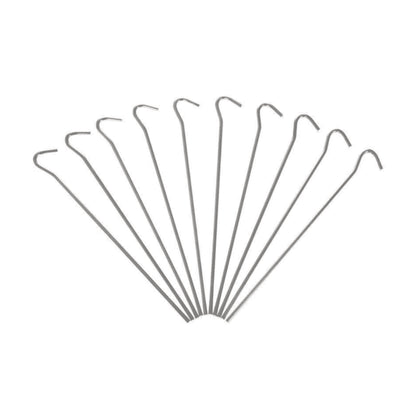 Ambassador Galvanised Steel Round Wire Tent Pegs Pack 10