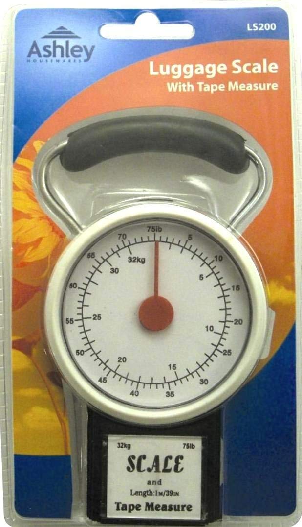 Ashley Housewares Luggage Scale with Tape Measure