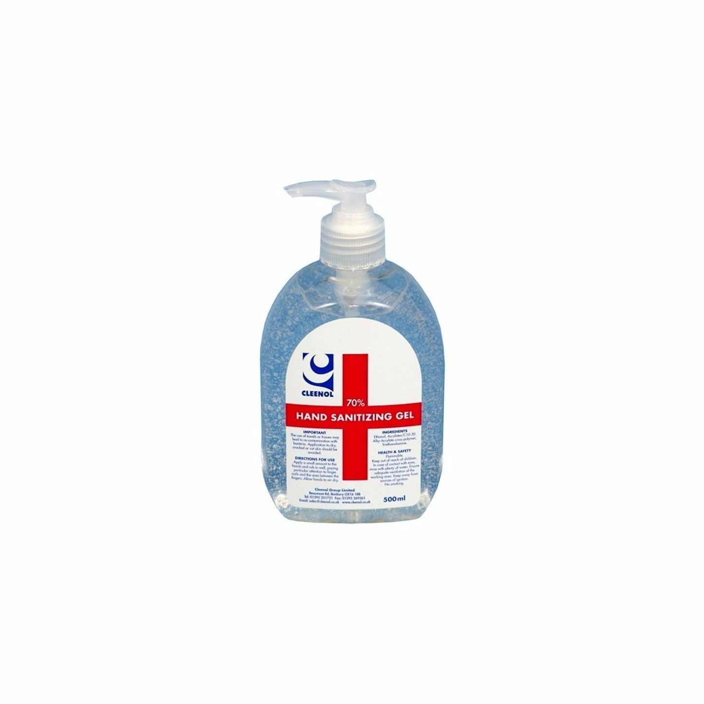 Cleenol Hand Sanitizer Gel 70% Strength 500ml