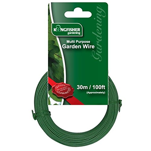 Kingfisher Gardening Multi-Purpose Garden Wire - Green 1mm x  30 Metre