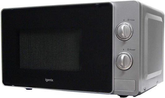 Igenix Solo Manual Microwave IG2081S 20 Litre Silver