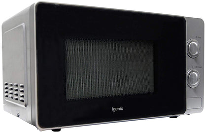 Igenix Solo Manual Microwave IG2081S 20 Litre Silver