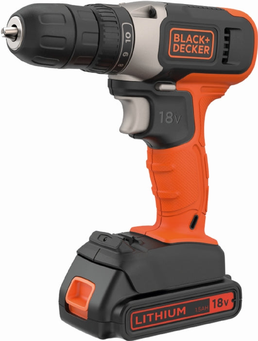 Black & Decker 18V Lithium Drill Driver