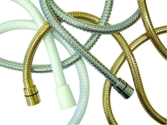 Shower Hose Standard 8mm Bore White 1.5m