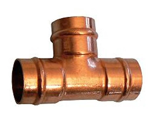 Solder Ring Equal Tee 22mm Copper