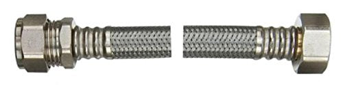 Primaflow Flex Tap Connector Hose 22mm x 3/4" x 300 Chrome