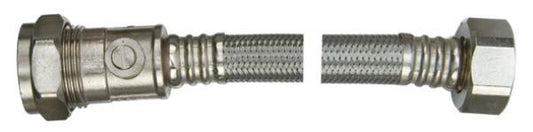 Primaflow Flex Tap Connector Hose + Isolation 15mm x 1/2" x 30cm