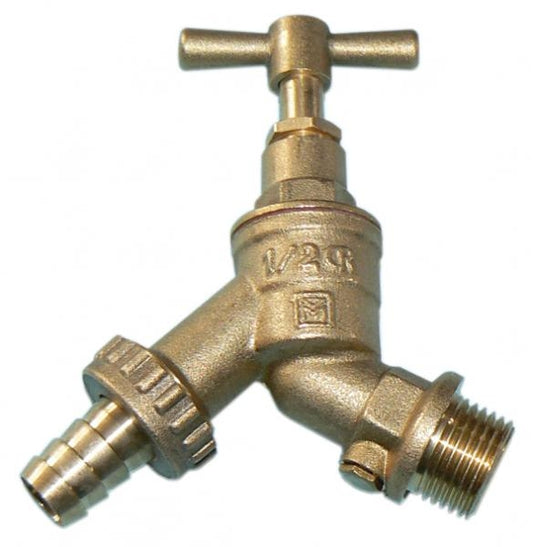 Primaflow Hose Union Brass Bib Check Valve 1/2"