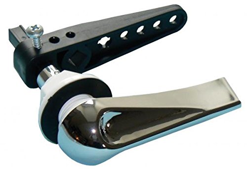 WC Plastic Cistern Handle Chrome