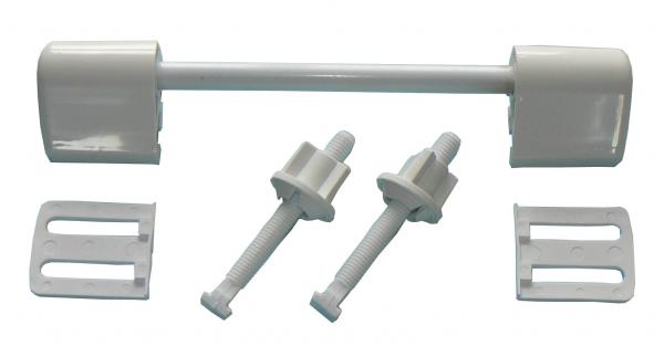 Centurion Toilet Seat Fittings with Rod White