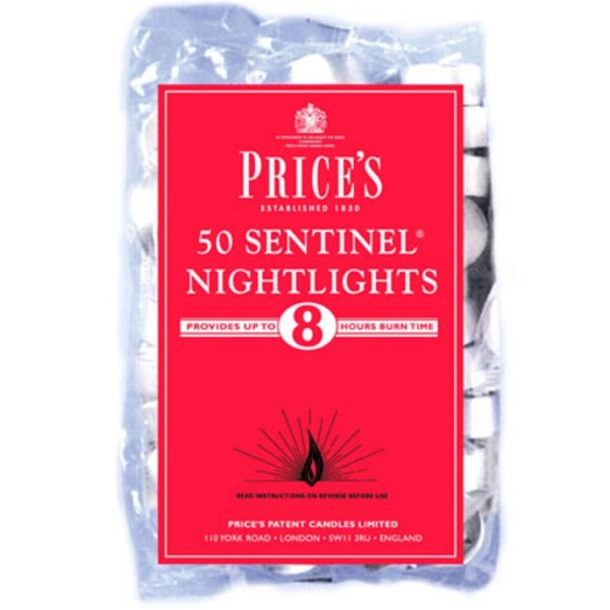 Price's Candles Sentinel Nightlights Pack 50