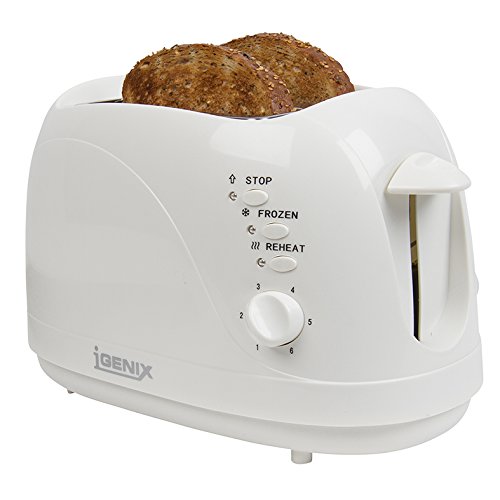 Igenix 2 Slice Toaster White Igenix