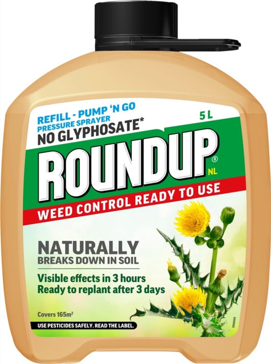 Roundup Natural Weedkiller Refill 5 Litre