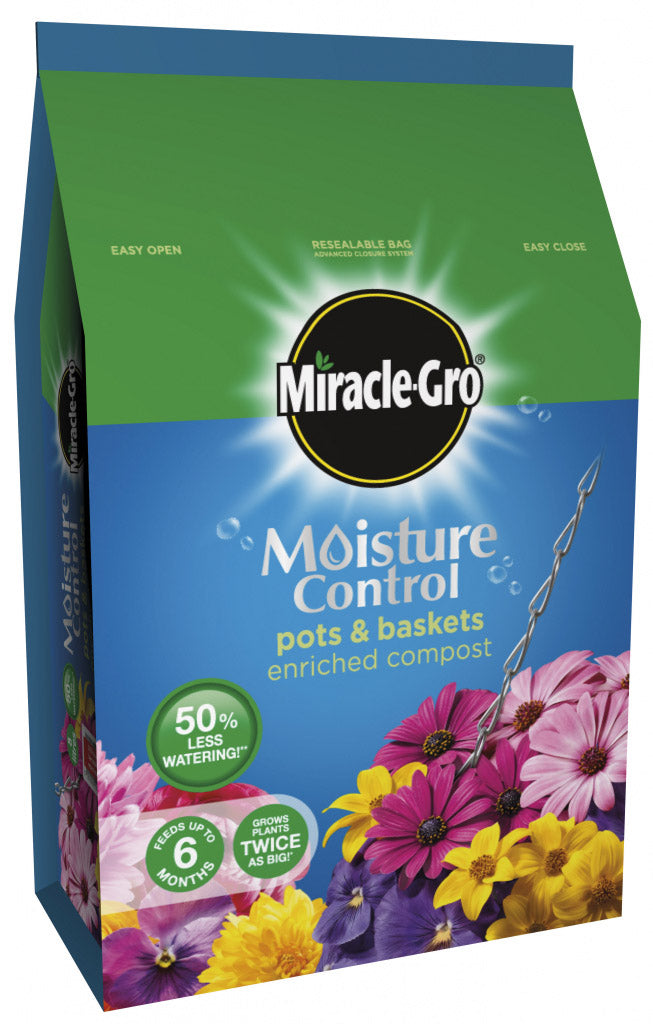 Miracle-Gro Moisture Control Compost 8/10 Litre