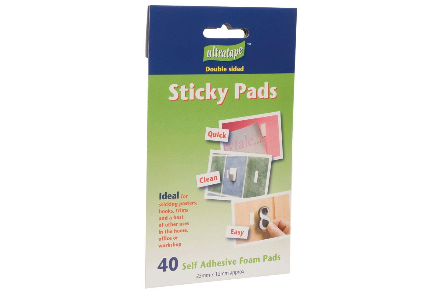 Ultratape Sticky Pads Pk40