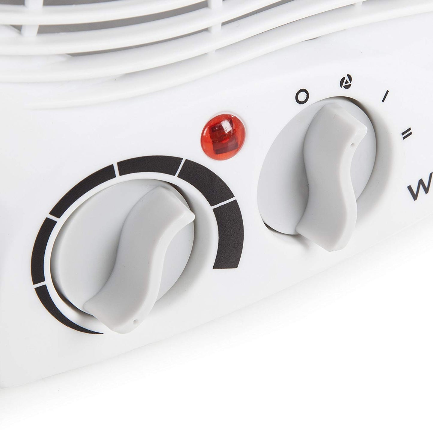 Warmlite Upright Fan Heater - Adjustable Thermostat 2kW - White e