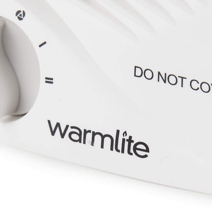 Warmlite Upright Fan Heater - Adjustable Thermostat 2kW - White e