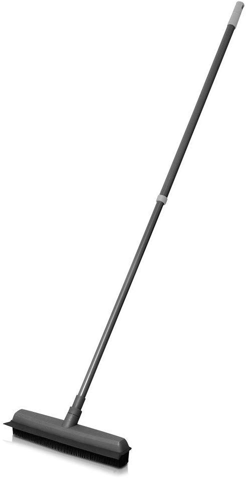 Addis Rubber Broom Metallic Grey