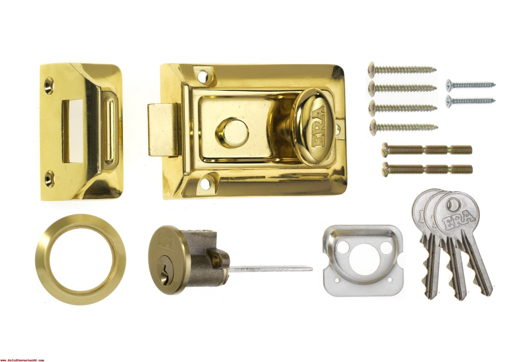 Era Traditional Nightlatch Brass Effect Body