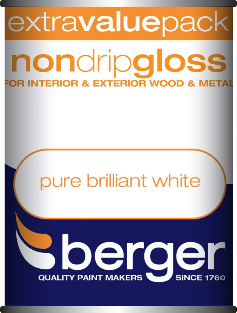 Berger Non Drip Gloss Pure Brilliant White