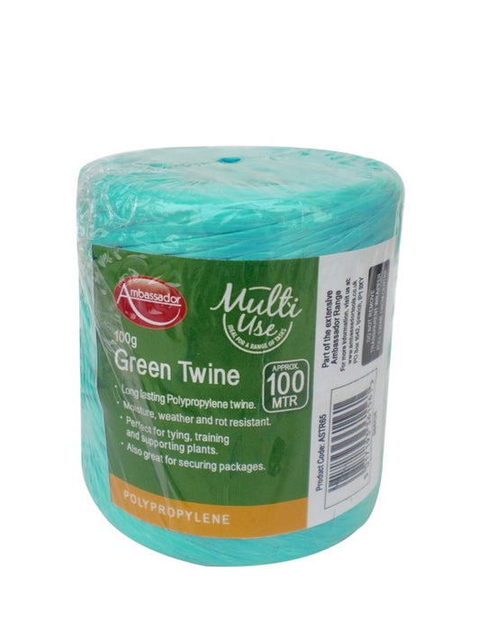 Ambassador Spool Green Polypropylene Garden Twine
