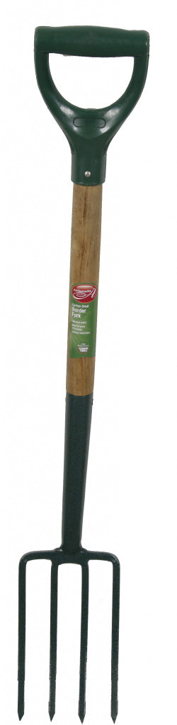 Ambassador Natural Ash Handle Carbon Steel Border Fork