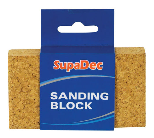 SupaDec Decorator Cork Sanding Block