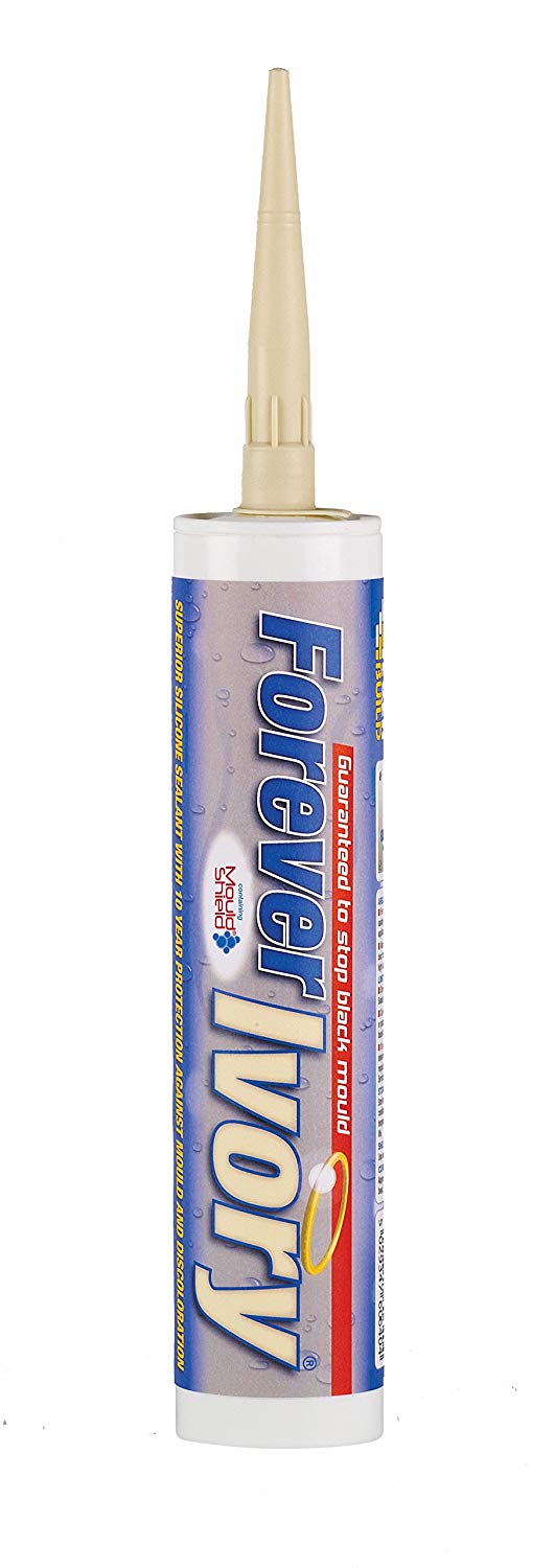 Everbuild Forever Ivory Anti-mould Silicone 295ml
