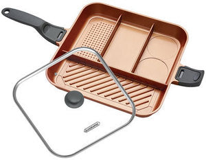 QuadraPan Quadrapan Multi Cook Pan