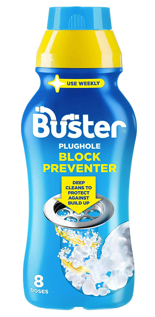 Buster Plughole Block Preventer Deep Clean Foam 500ml