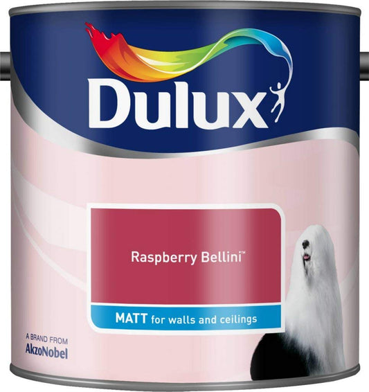 Dulux Matt Emulsion 2.5 Litre Specials Raspberry Bellini