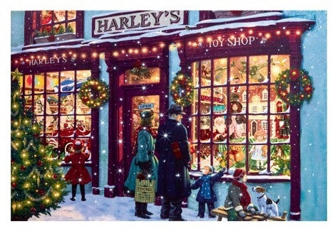 Premier Decorations 60 x 40cm Family Shop LED Picture