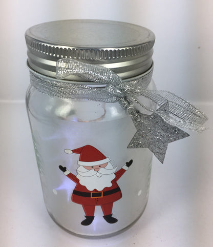 Premier Decorations Lit Glass Character Jar 13.5cm