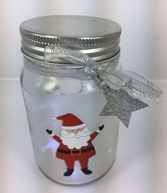 Premier Decorations Lit Glass Character Jar 13.5cm