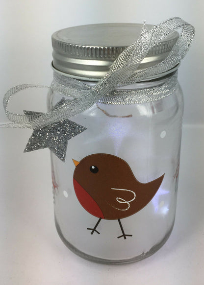 Premier Decorations Lit Glass Character Jar 13.5cm
