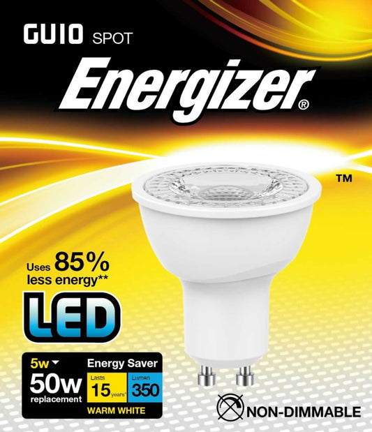Energizer LED GU10 Warm White 350lm 3000k