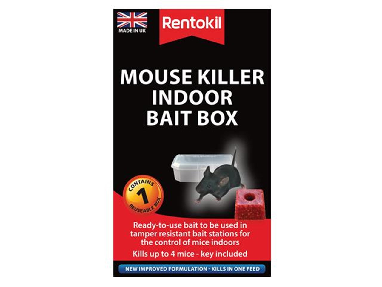 Rentokil Mouse Killer Indoor Bait Box